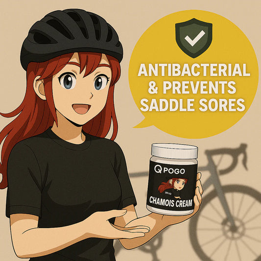 QPOGO Triathlon Pro Chamois & Anti Cream Large 350ml Tub 15% OFF USE CODE POST FREE!