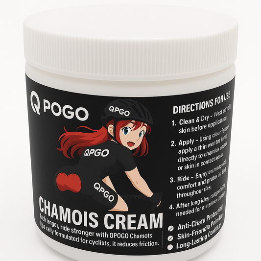 QPOGO Super Comfort Chamois Cream Large 350ml Tub 15% OFF USE CODE QPOGO15 POST FREE!