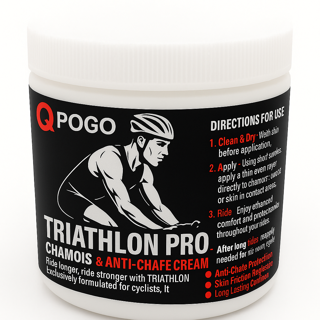QPOGO Triathlon Pro Chamois & Anti Chaf Cream Trade Pack Of Six