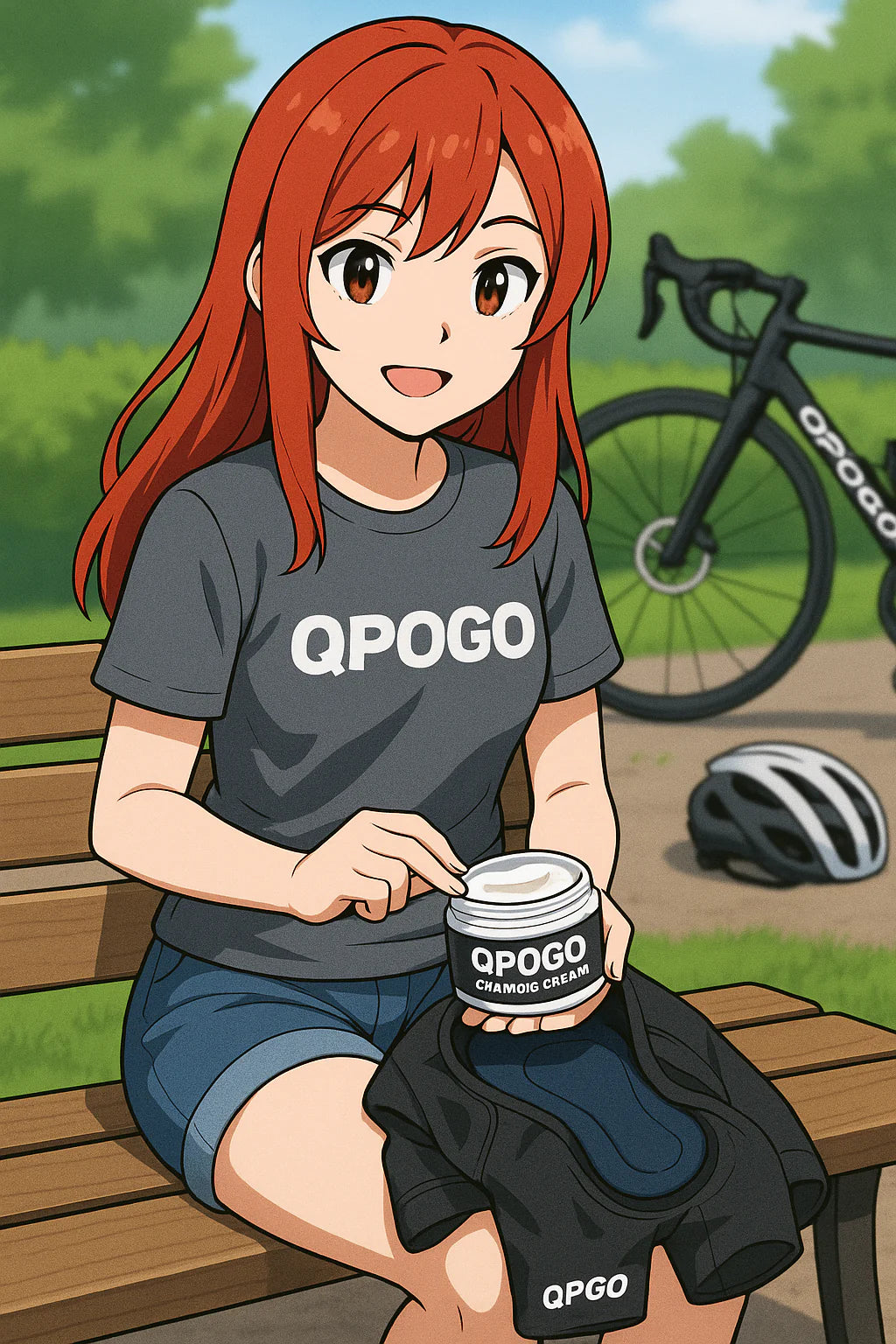 QPOGO Triathlon Pro Chamois & Anti Cream Large 350ml Tub