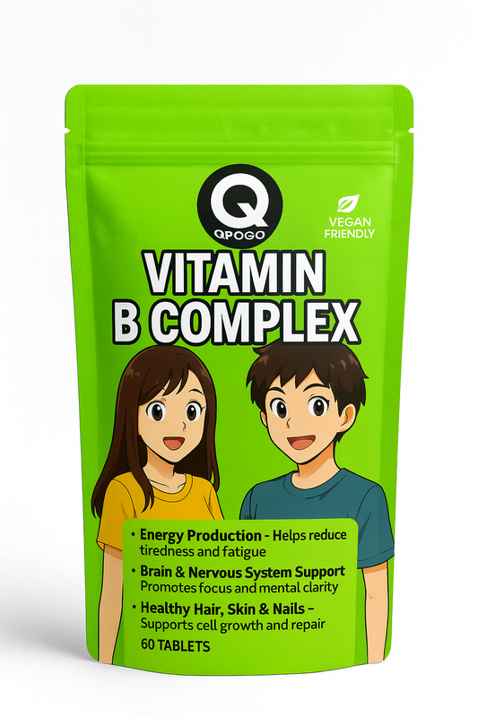 QPOGO Vitamin B Complex 60 Tablets